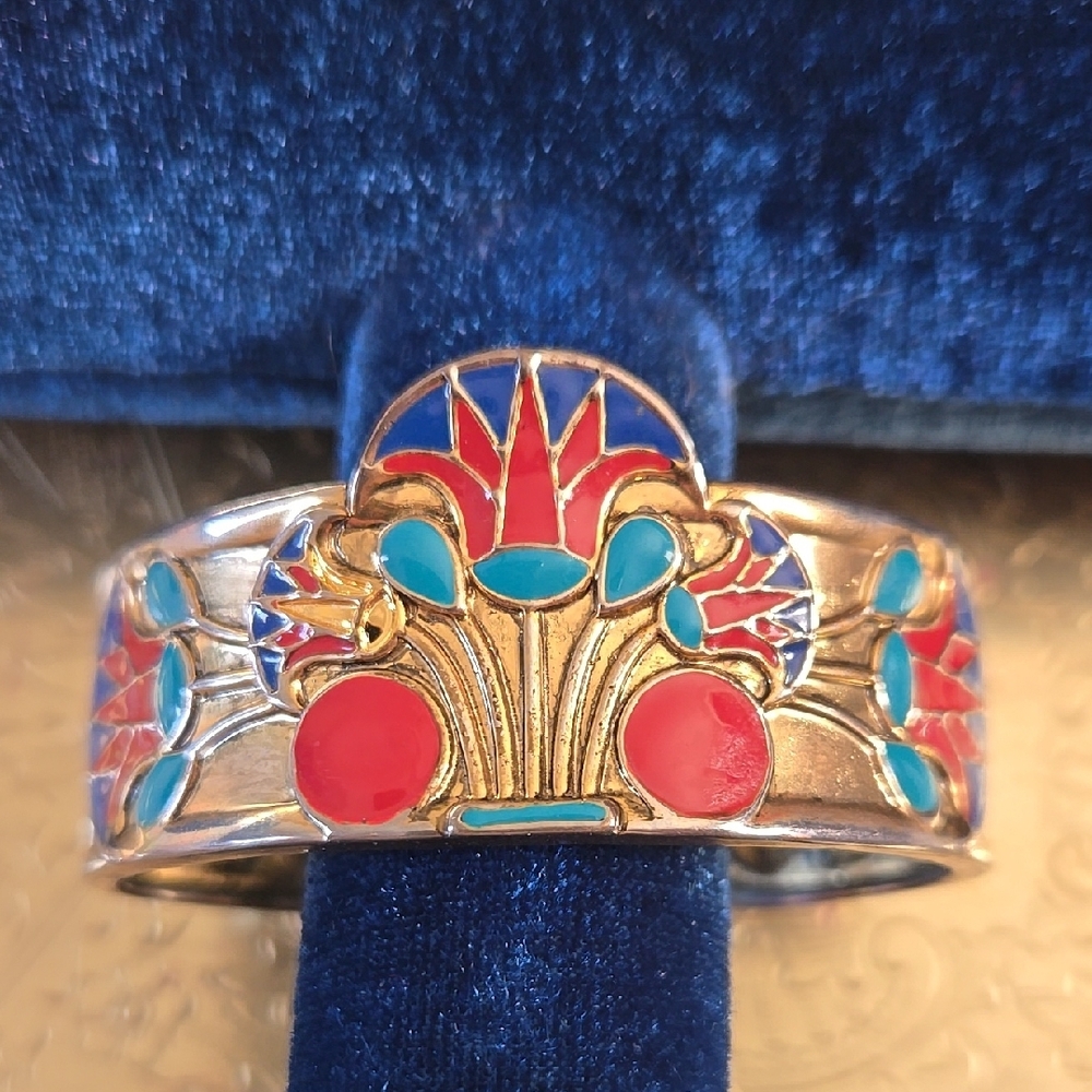 Elegant Multicolor Enamel Women's Bracelet